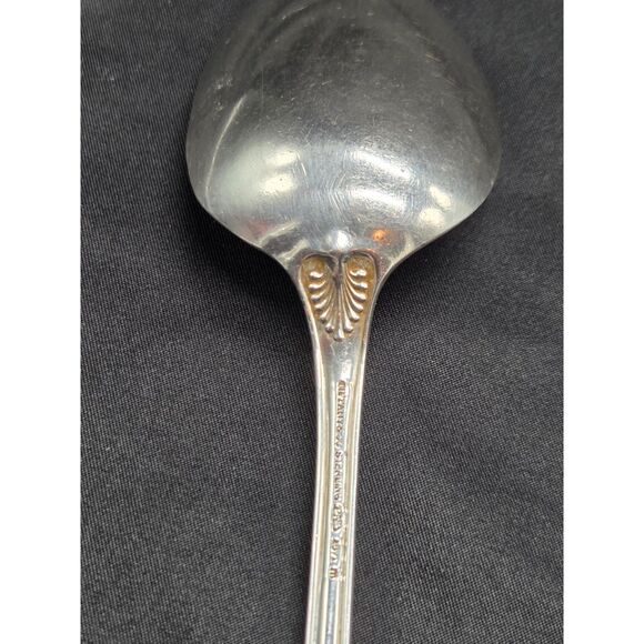Tiffany & Co. Sterling Silver "Palm" Serving Spoon - Picture 3 of 4